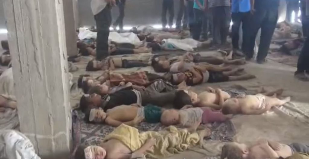 Chemical attack in Syria, aid workers report more than 70 deaths